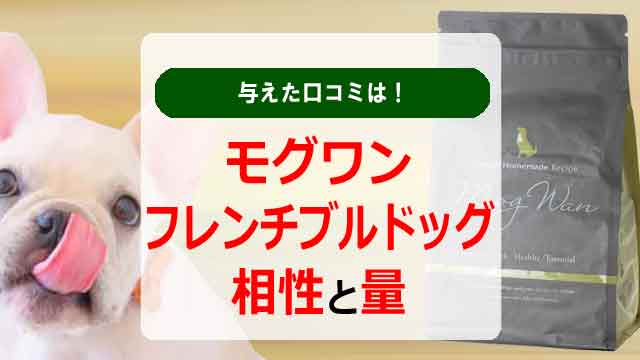 モグワンをフレンチブルドッグに与えた口コミは！相性と量は